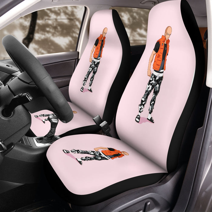 bald streetwear hypebeast anime evangelion Car Seat Covers