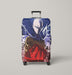 bald saitama comic colored Luggage Covers | Suitcase