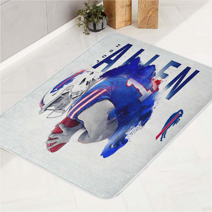 Buffalo Bills josh allen bath rugs