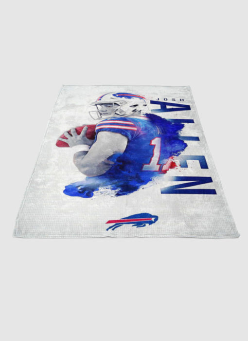 Buffalo Bills josh allen soft fleece blanket