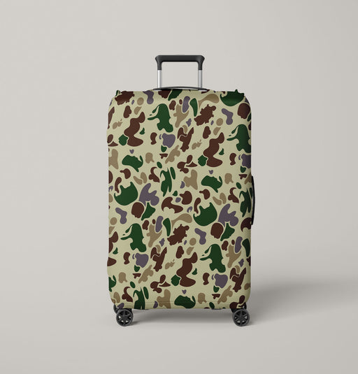 bape pattern army hypebeast Luggage Cover | suitcase
