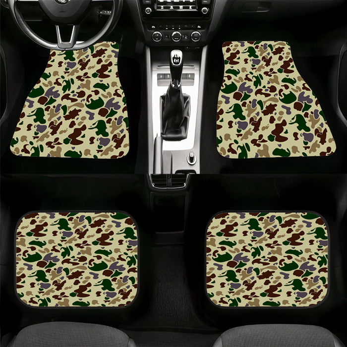 bape pattern army hypebeast Car floor mats Universal fit
