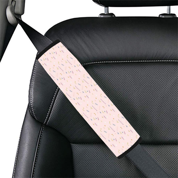 basic line colorful theme Car seat belt cover