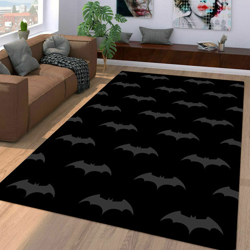 batman superhero logo emblem Living room carpet rugs