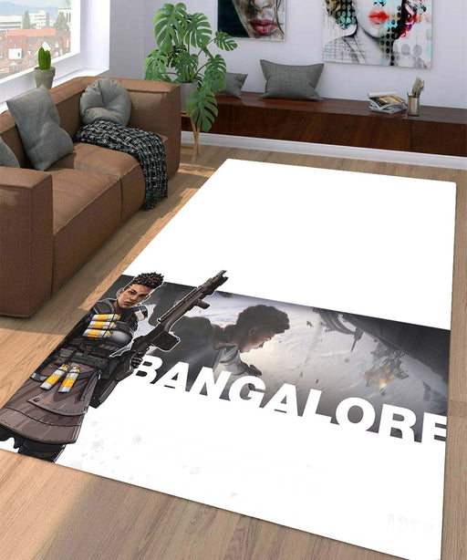 bangalore from apex legends Living room carpet rugs