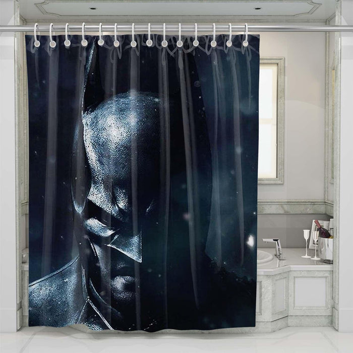 batman flare dark shower curtains