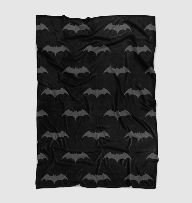 batman superhero logo emblem Ultra soft fleece blanket