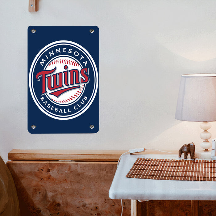 baseball club minnesota twins Poster Metal print wall art