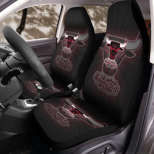 Bulls Windy City Car Seat Covers