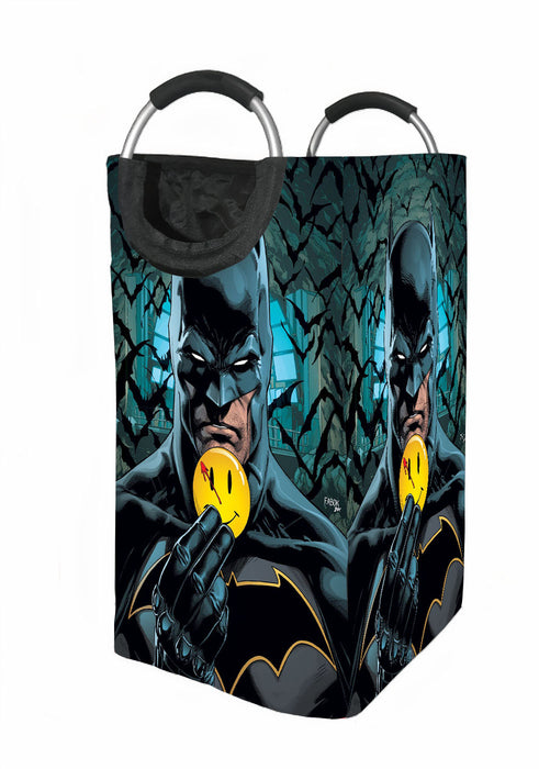 batman happy pin Laundry Hamper | Laundry Basket