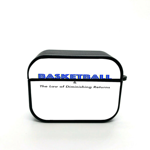 basketball & the law of diminishing returns airpod case