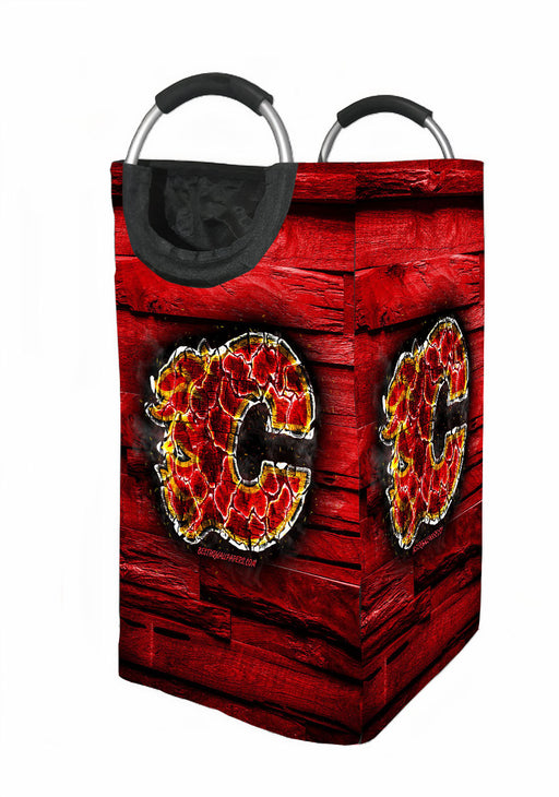 calgary flames Laundry Hamper | Laundry Basket