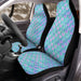 beautiful holographic mermaid pattern Car Seat Covers