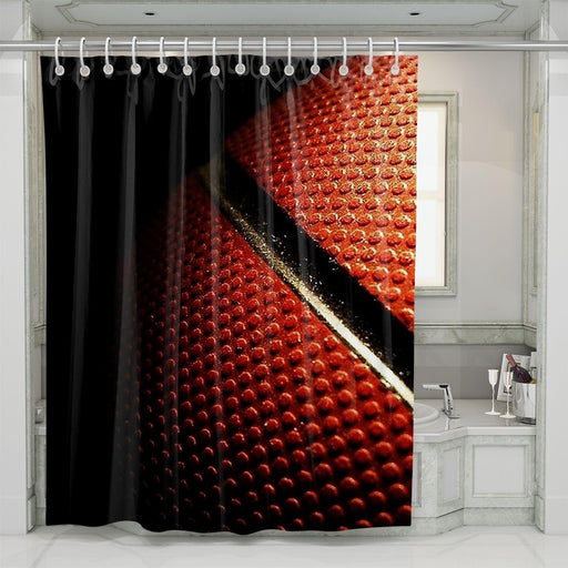 basketball cinematic scene shower curtains