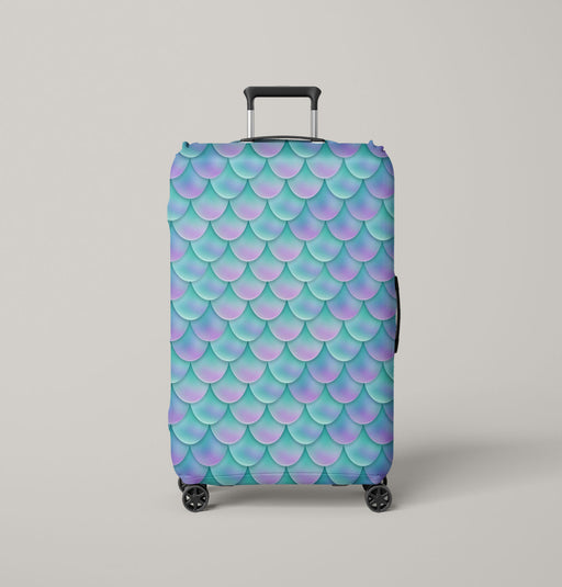 beautiful holographic mermaid pattern Luggage Cover | suitcase