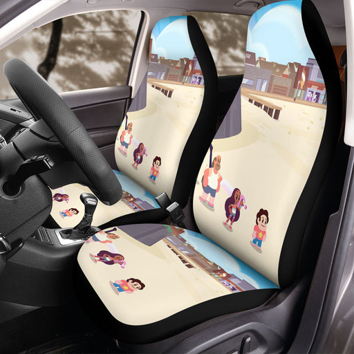 beach chibi steven universe Car Seat Covers