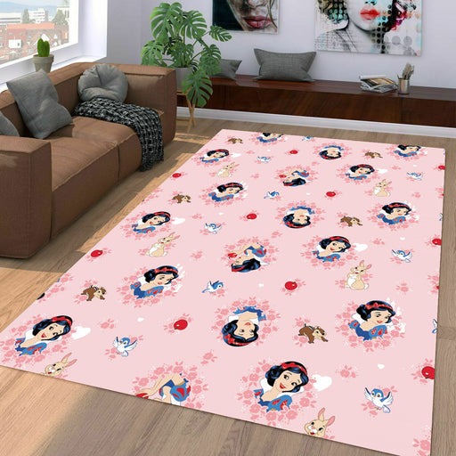 beautiful princess disney character Living room carpet rugs