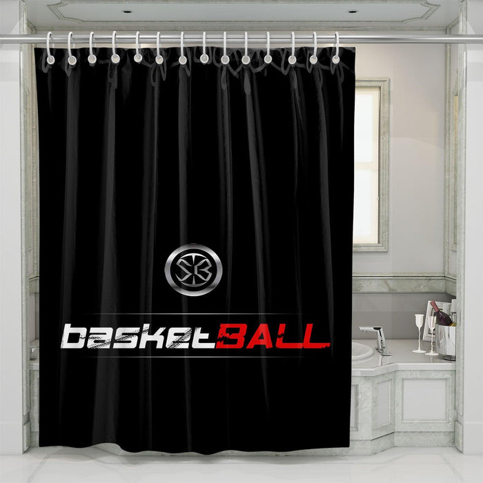 basketball full of speed metal lovers shower curtains