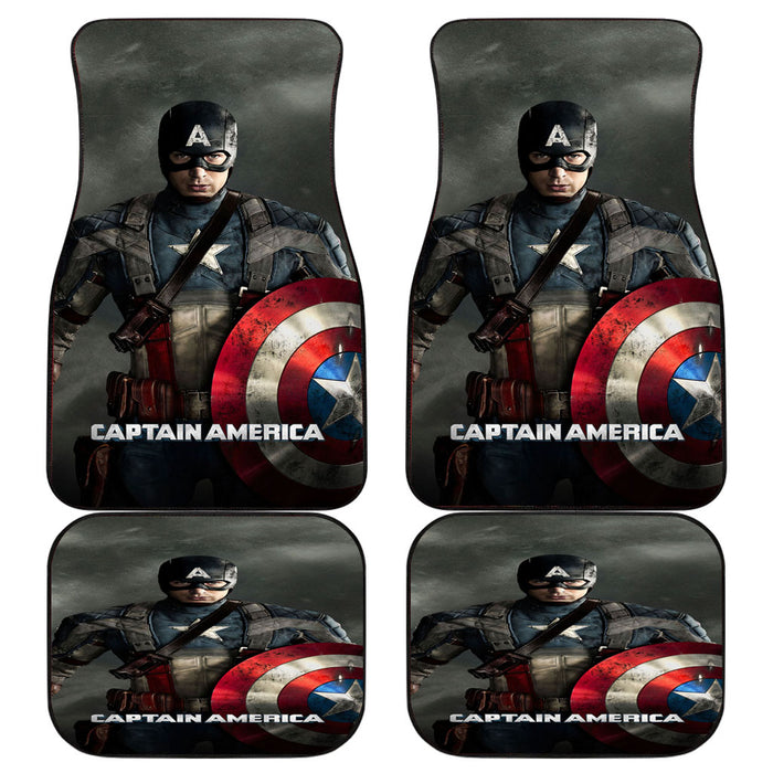 CAPTAIN AMERICA SUPERHERO Car floor mats Universal fit