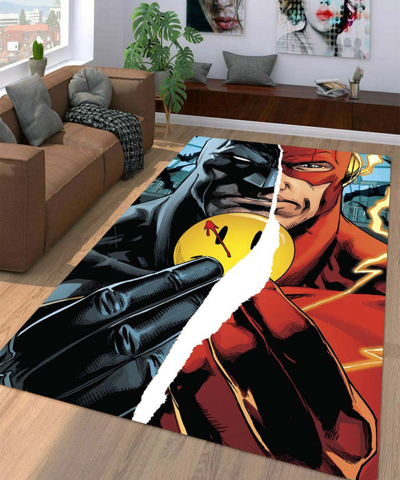 batman the flash the button Living room carpet rugs