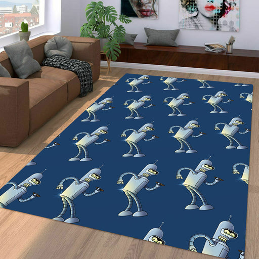 bender bending rodriguez from futurama Living room carpet rugs