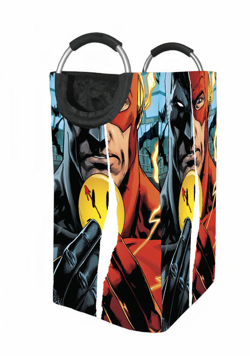 batman the flash the button Laundry Hamper | Laundry Basket