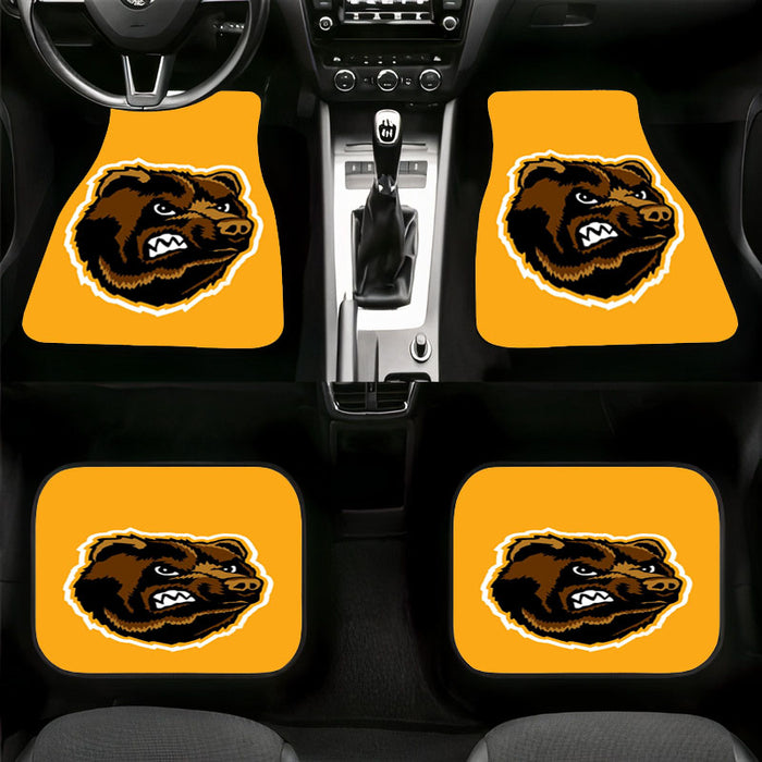 bear of boston bruins Car floor mats Universal fit