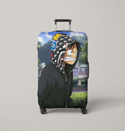 bathing ape luffy style streetwear Luggage Covers | Suitcase