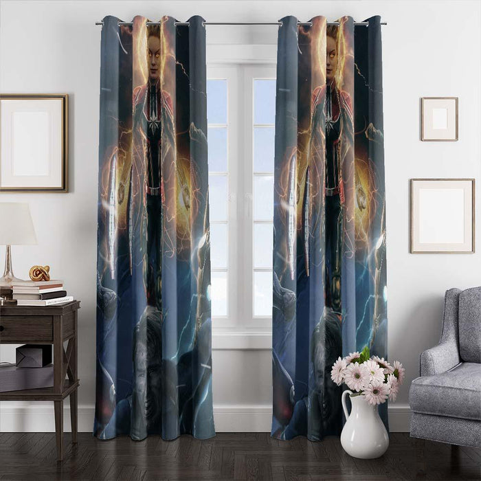 battle captain marvel window curtains