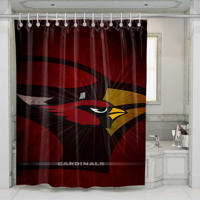 cardinals shower curtains