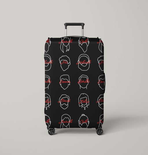 berlin tokio denver and squad Luggage Cover | suitcase