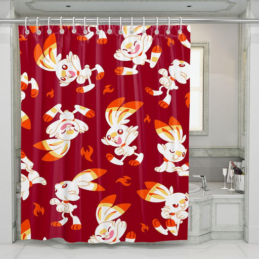 bersiris species of pokemon shower curtains