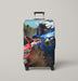 battle of car racing moment Luggage Covers | Suitcase