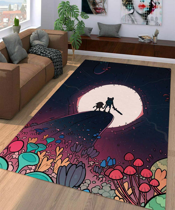 beautiful adventure time Living room carpet rugs