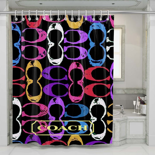 cellphone coach new york shower curtains