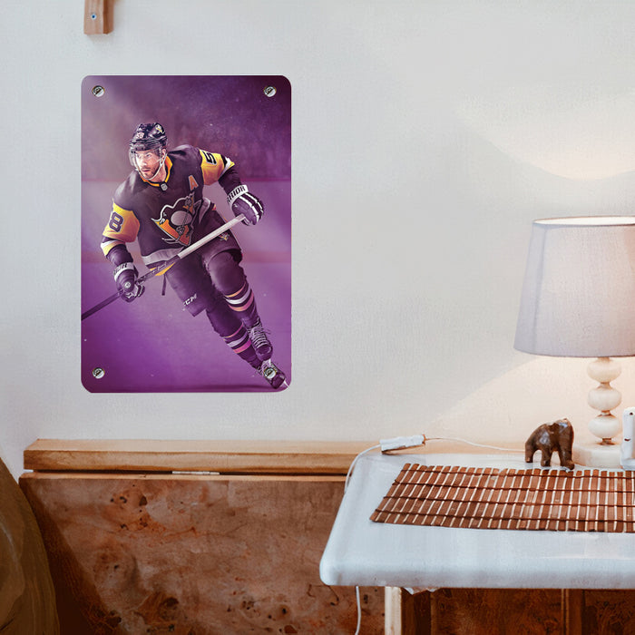 bauer jersey penguins player nhl Poster Metal print wall art