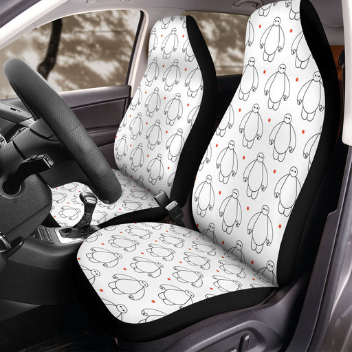 big hero six robbot baymax Car Seat Covers