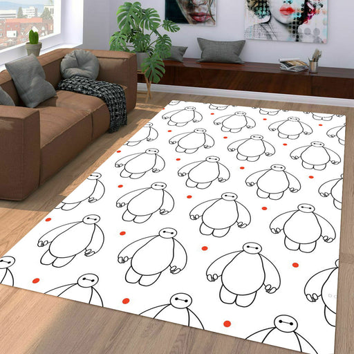 big hero six robbot baymax Living room carpet rugs