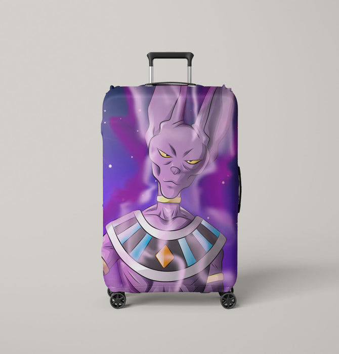 beerus super power villain Luggage Covers | Suitcase