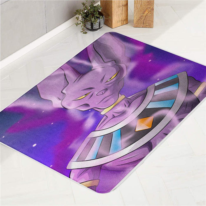 beerus super power villain bath rugs