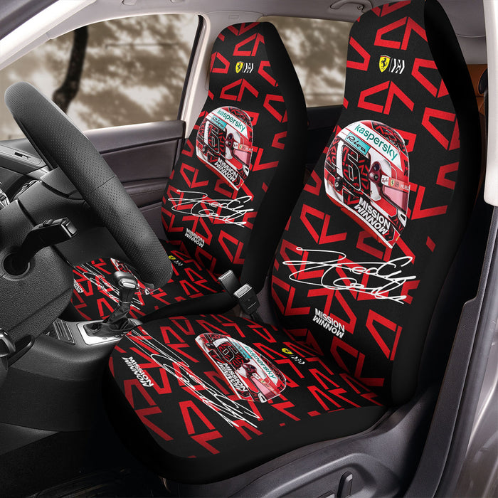 Charles Leclerc ferrari Car Seat Covers