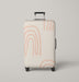 big rainbow sign monochromatic Luggage Cover | suitcase