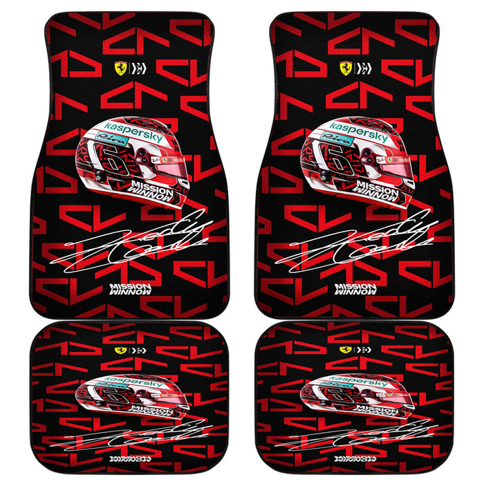 Charles Leclerc ferrari Car floor mats Universal fit