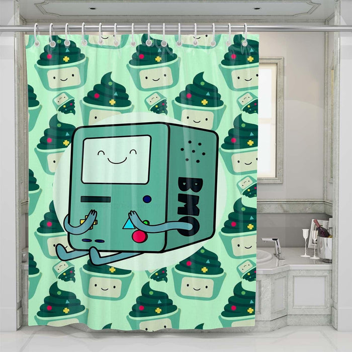 beemo adventure time shower curtains