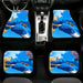 beerus vs vegeta in the sky Car floor mats Universal fit