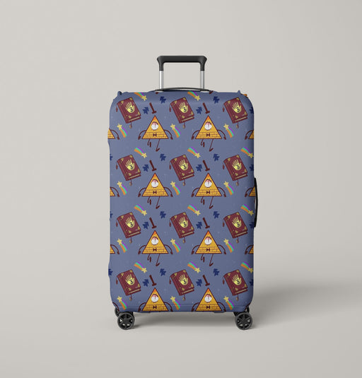 bill cipher demon gravity falls Luggage Cover | suitcase