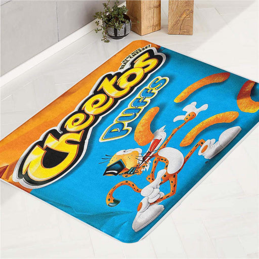 Cheetos Puff bath rugs