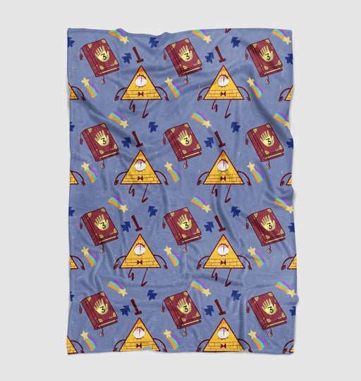 bill cipher demon gravity falls Ultra soft fleece blanket