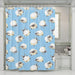 biology mareep pokemon shower curtains