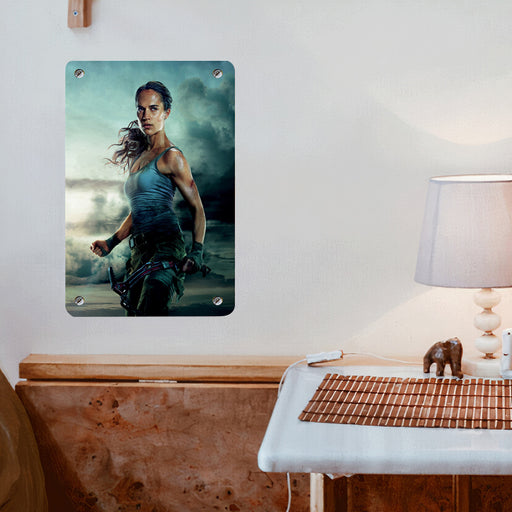 beautiful new lara croft for tomb raider Poster Metal print wall art